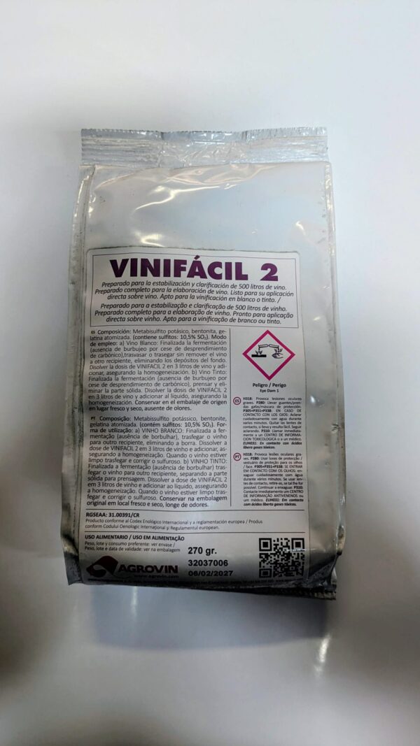VINIFACIL 2 CLARIFICANTE